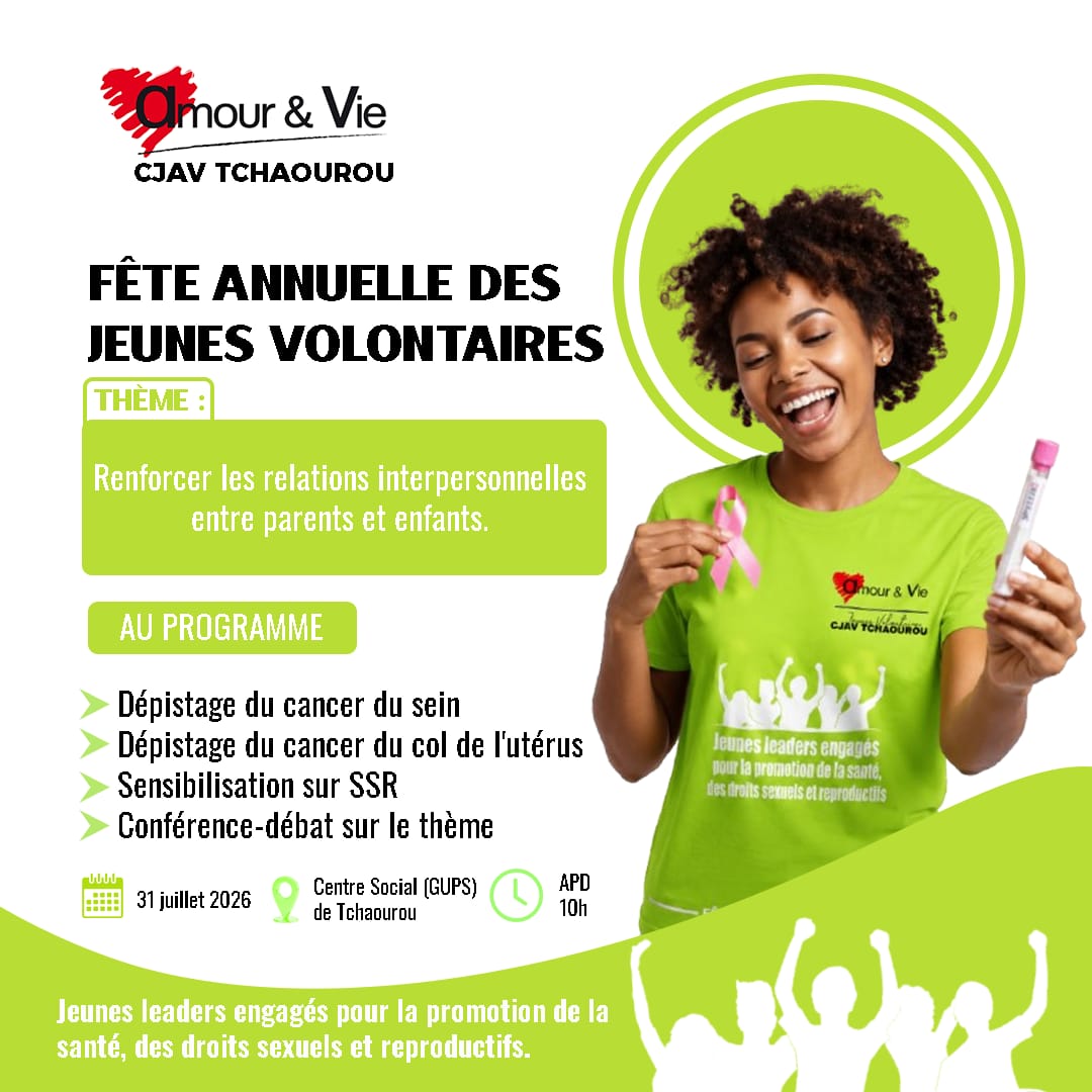 Tchaourou célèbre les 66 ans de l'indépendance : animations et dépistages au programme de ce 1er août